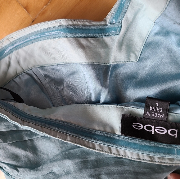 Bebe Silk Strapless Dress - Picture 7 of 12